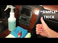 *How To Clean Your Car&#39;s INFOTAINMENT SCREEN &amp; CLIMATE CONTROL Button Area!!*