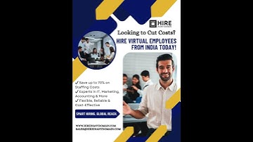Looking to Cut Costs Hire Virtual Employees from India Now@HireinAnyDomain #virtual #employees