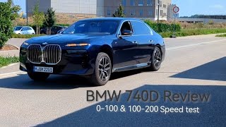 Schwer, Brutal und Luxuriös //REVIEW von Tuersten Wagen aus BAYERN | : BMW 740D #bmw #youtube #car