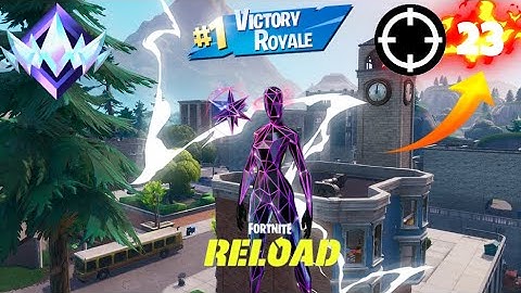 DESTROYING people in FORTNITE reload unreal RANKED!