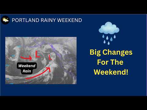 Rainy weekend, lowering Cascade snow levels