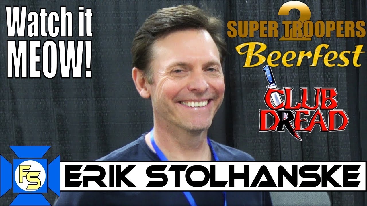 SUPER TROOPER Erik Stolhanske Interview! Watch it MEOW!