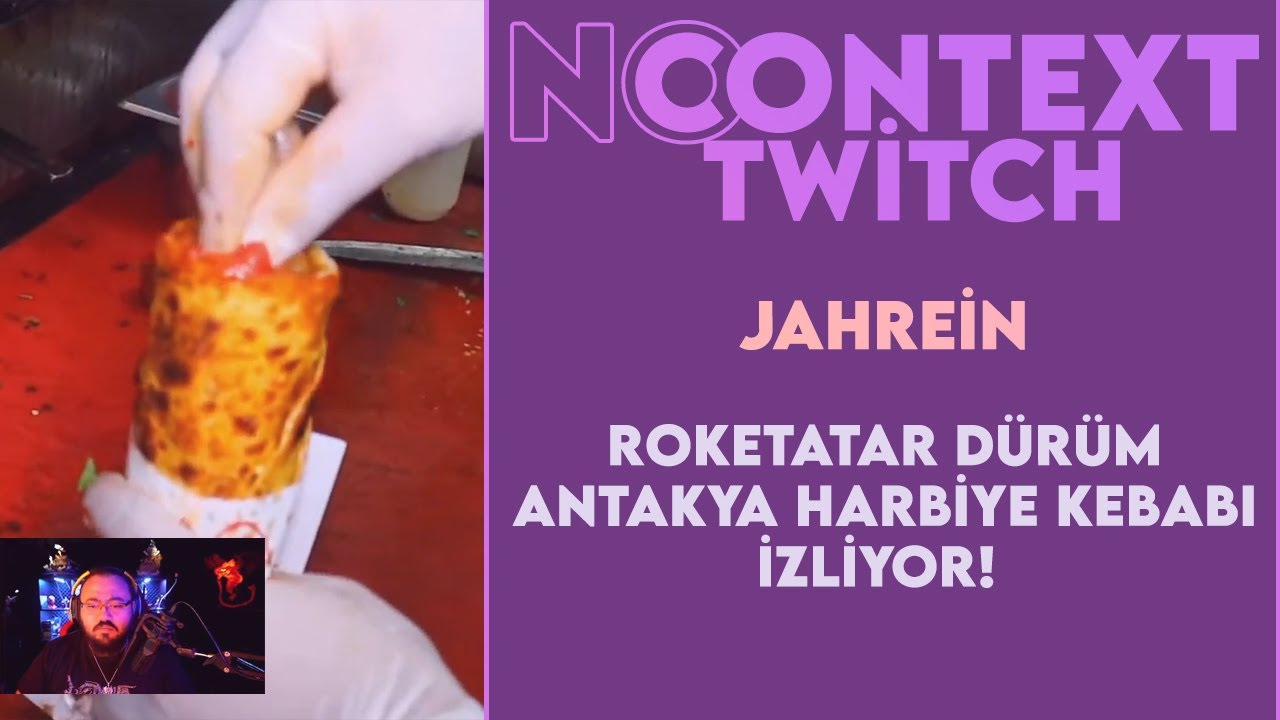 Jahrein Roketatar Dürüm / Antakya Harbiye Kebabı İzliyor!
