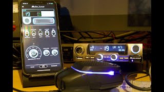 Midland CB Talk App and M-20 CB Radio with Dual Mike