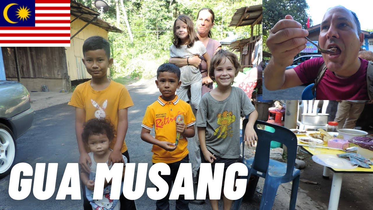SWISS FAMILY TRIES JUNGLE WEDDING FOOD IN GUA MUSANG
