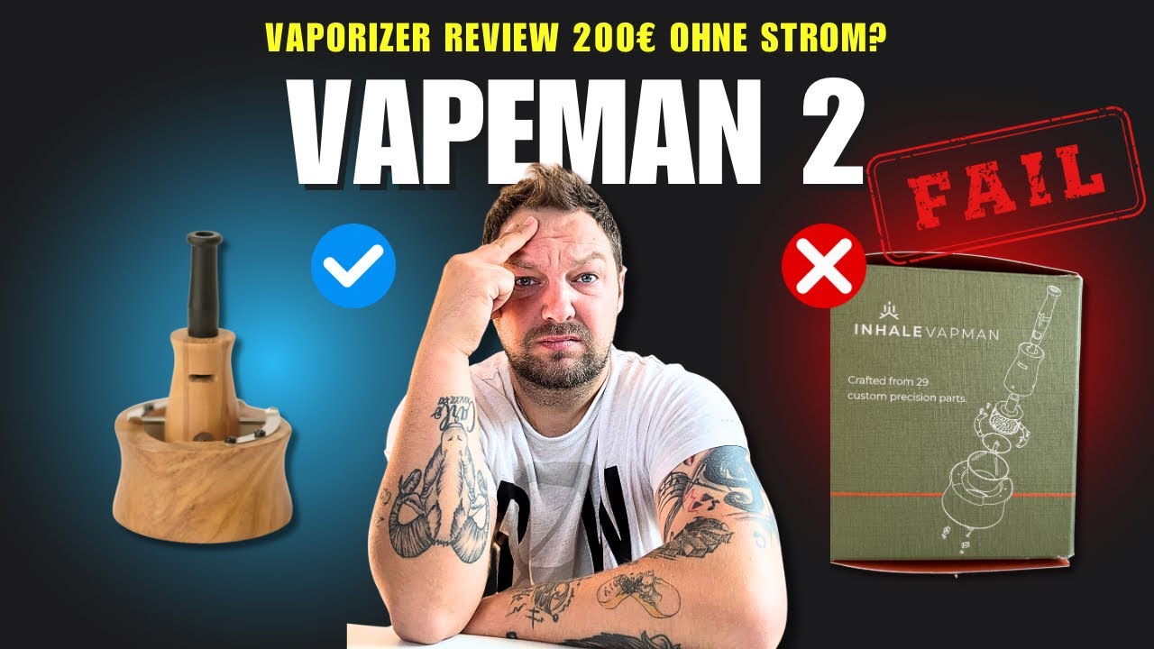 Luxus oder kompletter Reinfall? Vapman 2.0 Vaporizer im Härtetest 🌿Kleiner Holzklotz für 200 €!?