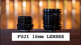 Fuji 16mm 1.4 vs 16mm 2.8, Detailed comparison