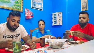 Stewed Liver, Tomatoes Choka, Fried Bodi and Bake | Trinistyle Dinner