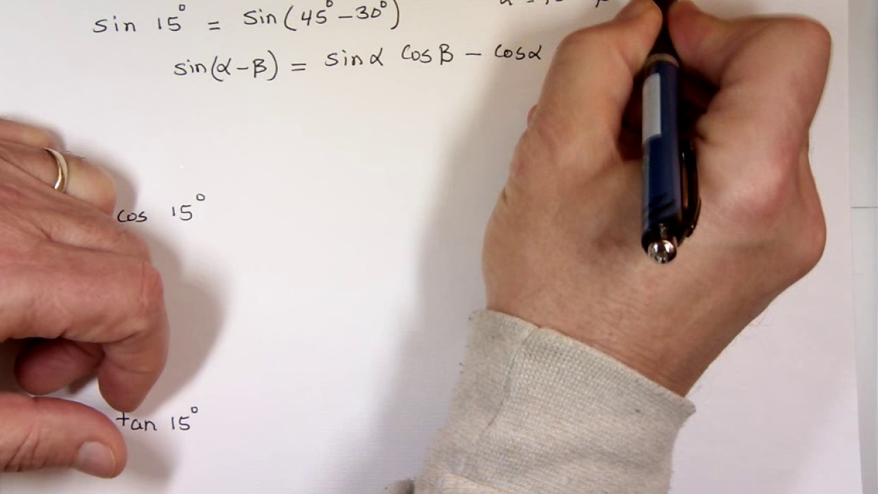 The Sum and Difference Formulas - YouTube