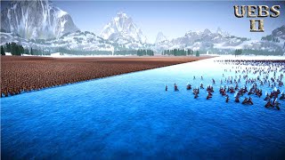 42,000 JEDI KNIGHTS vs 3,000,000 SPARTANS | Ultimate Epic Battle Simulator 2 | UEBS 2 screenshot 3