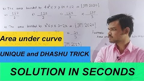 Area under Curve Short-Trick | class 12 | Application Of Integrals | JEE Main&Advanced | Sujeet Sir