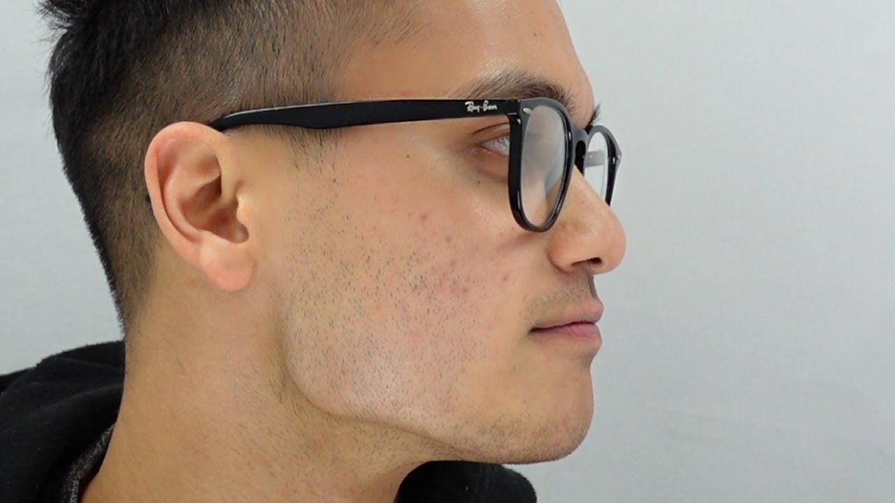 Male model wearing Ray-Ban RB7159 glasses Eyewear - YouTube
