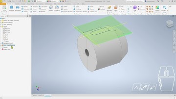 Pieza básica en inventor 2024 , modelo de revolución (torneado y fresado)