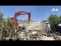 السلطات تهدم منازل عشوائية بالمحاميد القديم بمراكش 