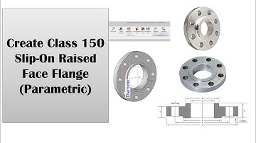 Create Class 150 Slip-On Raised Face Flange Parametric Revit Family