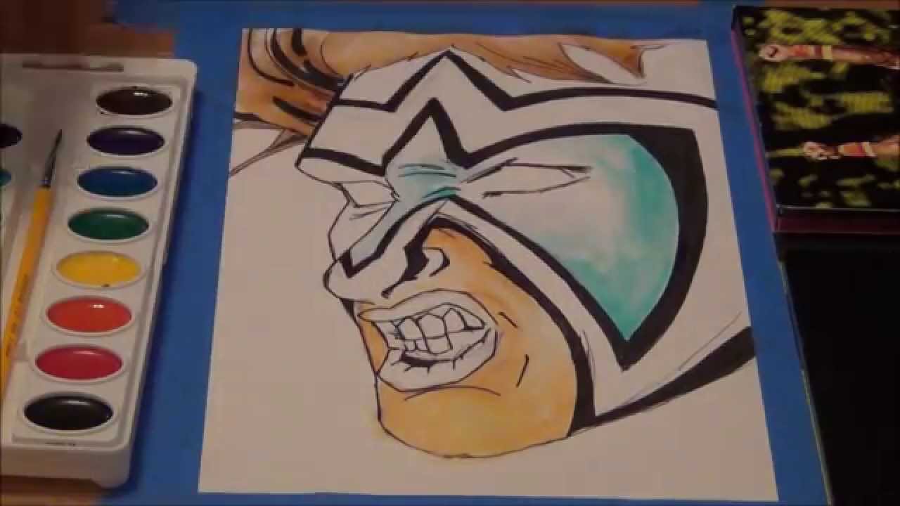 WWE Ultimate Warrior speed painting
