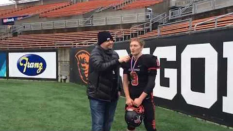 Clackamas Running Back James Millspaugh Post Game ...