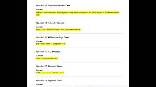 FREE AND STUDY GAMES ABOUT APUSH CHAPTER 32EXAM QUESTIONSActual Qs and Ans Expert