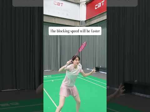 The impact of different racket grips when hitting the shuttle #badminton #badmintolovers