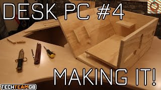 In this video, I fabricate the box that will hold the hardware, cut out all the holes I need for rear I/O and cut the table, plus test fit the 