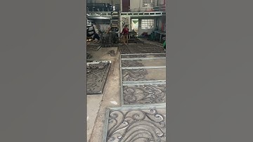 Cách người thợ làm cửa cổng rào sắt đẹp #art #shorts