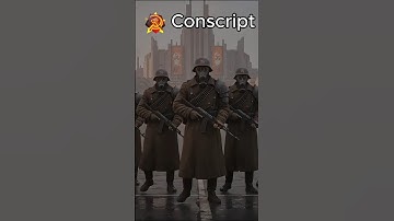 CONSCRIPT SOVIET Red Alert 2 Soviet unit 🪖 #shorts #gaming