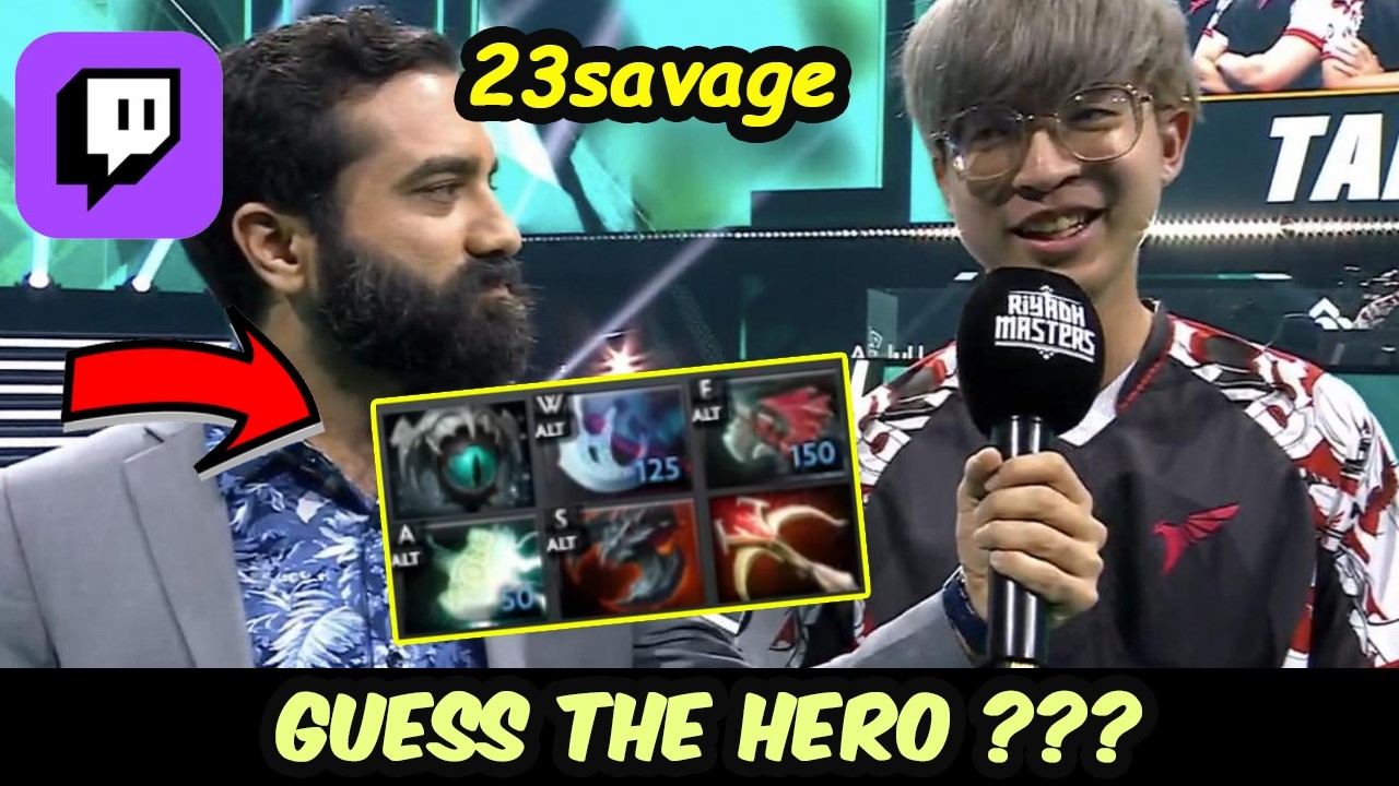 GUESS THE HERO ??? 23savage  INSANE RIGHT CLICK CARRY !!
