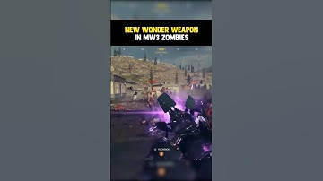 New Wonder Weapon in MW3 Zombies