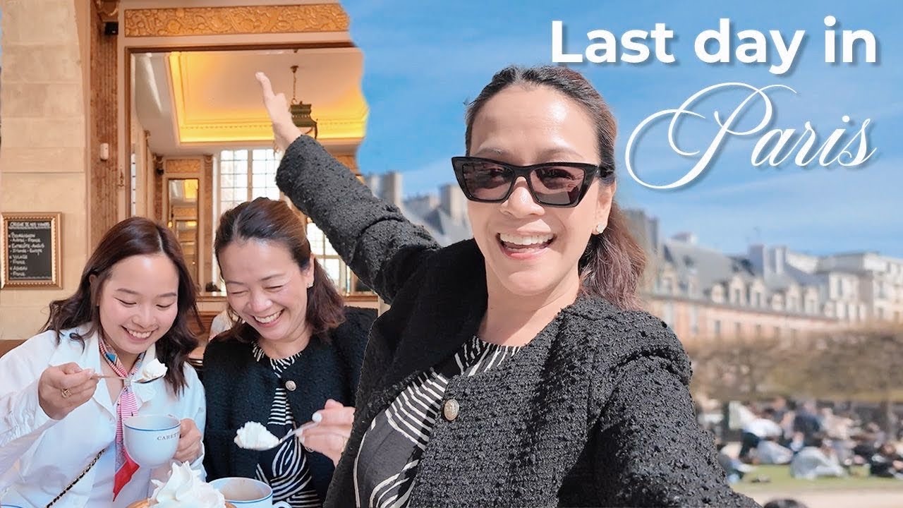 Paris Vlog: Breakfast at Carette, Stroll at Champs-Élysées, Tea time at Ladurée! |Mommy Haidee Vlogs