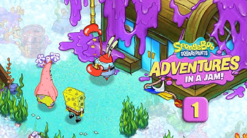 SpongeBob Adventures: In A Jam Gameplay Walkthrough Part 1 (iOS, Android) - City Building Game