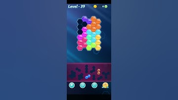 Block! Hexa Puzzle~HexaMage B block 10 to 11 levels~ level-39