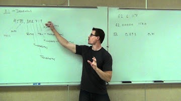 Prealgebra Lecture 5.1 Part 1