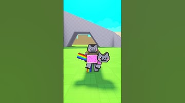 Nyan Cat hungry Army 😜😝 #shorts #roblox #nyancat