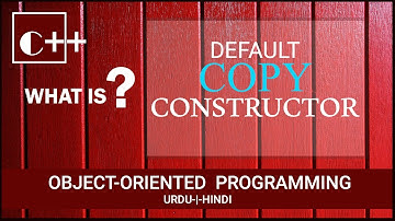 What is Default Copy Constructor In C++ | Object Oriented Programming In Hindi