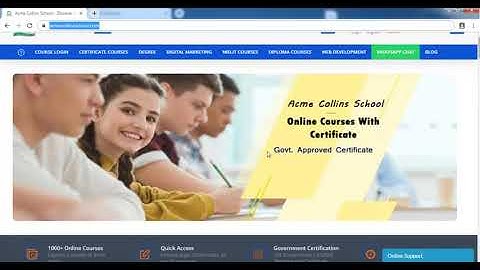 How To Buy Courses | Acme Collins School Online Courses