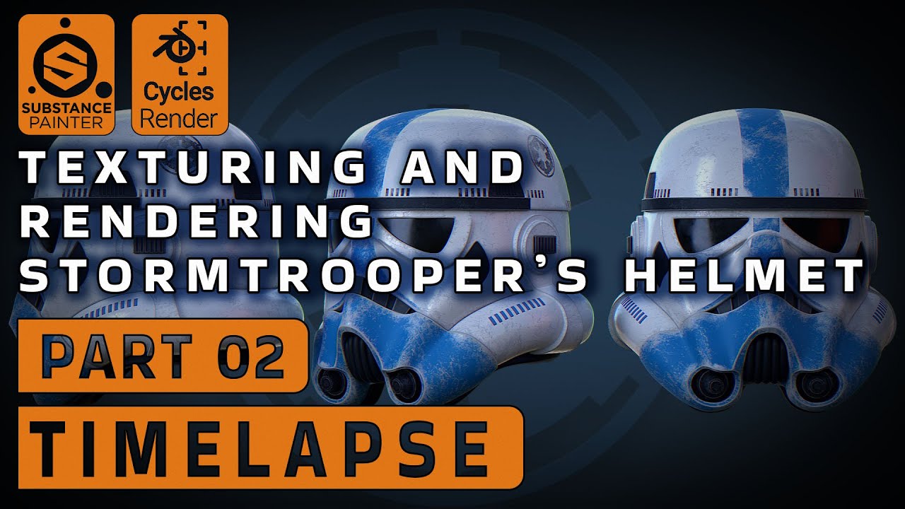 Texturing Stormtrooper's helmet in Substance Painter // PART 2 - YouTube