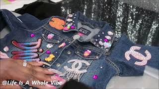 HOW TO CUSTOMIZE A TODDLER DENIM JACKET- BIRTHDAY OUTFIT