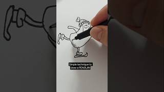 Simple way to DRAW a Penguin Simple way to DRAW a Penguin