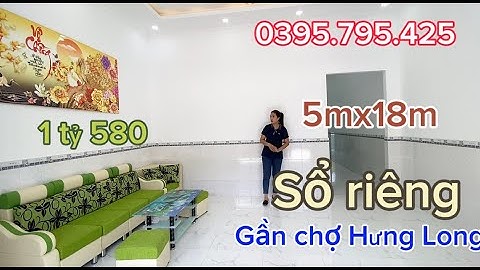 KHÔNG THỂ TIN Mẫu nhà cấp 4 DT 5mx18m 2pn SHR Giá Rẻ Bất ngờ gần chợ Hưng Long  | Nhà Đất Thu Vân
