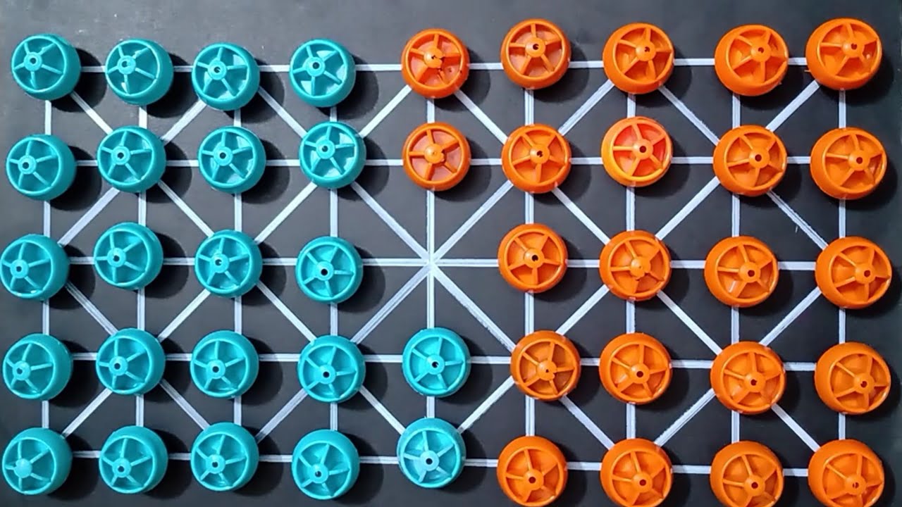 ✨Traditional village game | 🤯Mind✨ blowing strategy Battle game | 2 player bead 🧿game