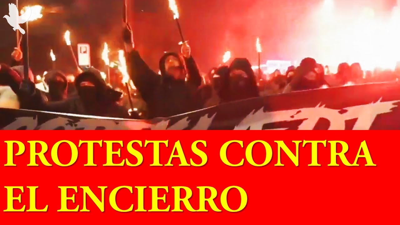 Protestas en Dinamarca por Encierro impuesto por el Gobierno