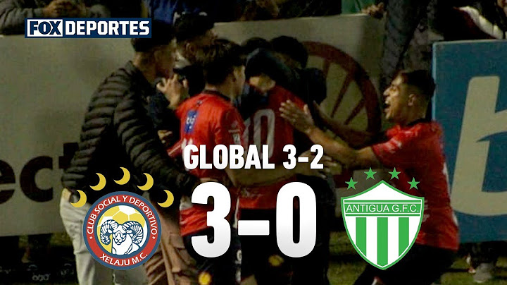 Xelajú MC 3-0 Antigua GFC | HIGHLIGHTS | Final vuelta | Liga de Guatemala