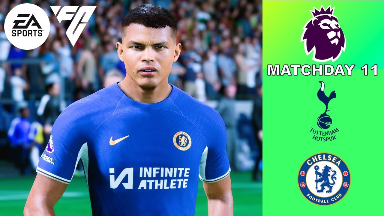 EA Sports FC 24, Tottenham vs Chelsea Gameplay