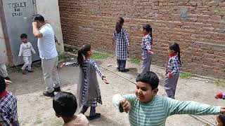 Teaching ACTION WORDS through Rhymes (vidya pravesh)at GPS Dadpeth