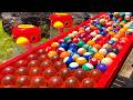 Marble Run ☆ Lots of Dragon Balls & Billiard Balls