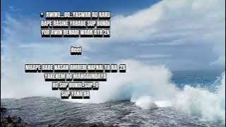 lagu sedih bahasa biak AWINO YASWAR AU KAKU..😥😥😎