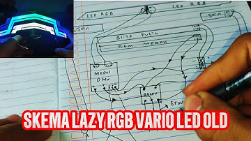 SKEMA STOPLAMP LAZY VARIO LED OLD \\ RGB via aplikasi
