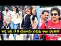 Allu Arjun with his family flying to Dubai for Arha Birthday celebrations