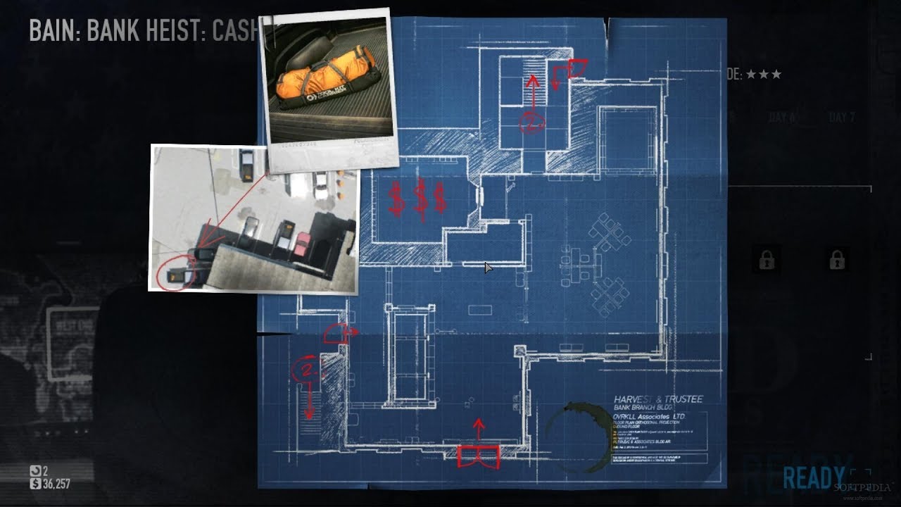 Payday 2 bank map фото 13