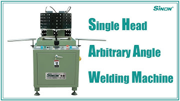 Single Head Arbitrary Angle Automatic Welding Machine for uPVC Profile Jointing Corners